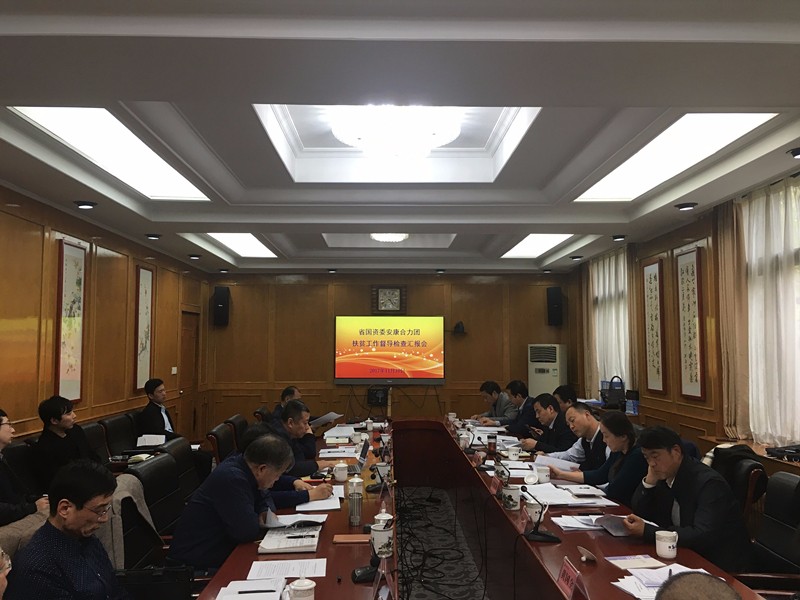 陕西PariMatch拼搏集团参与省国资委安康合力团扶贫工作督导查抄汇报会